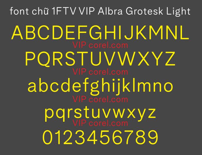 1FTV VIP Albra Grotesk Light.png