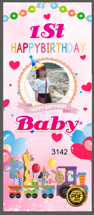 1st happy birthday baby standee.png