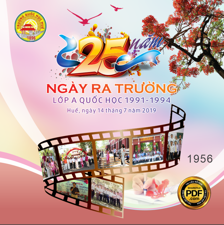 họp lớp 25 năm ngày ra trường lớp A Quốc Học Huế