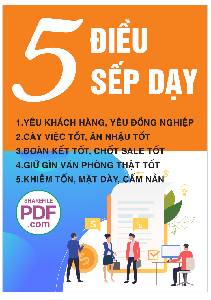 5 điều sếp dạy 