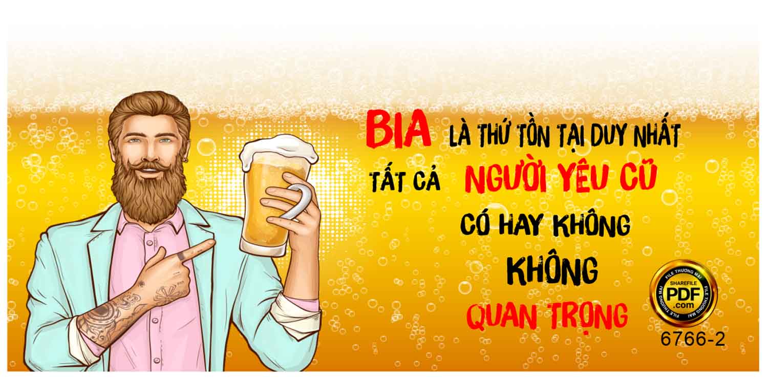 tranh tường quán bia