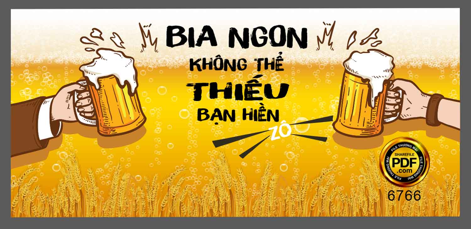 tranh tường quán bia