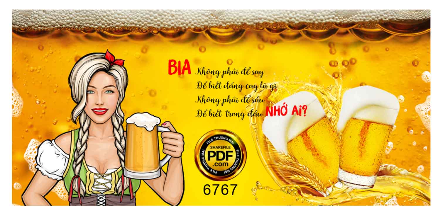 tranh tường quán bia