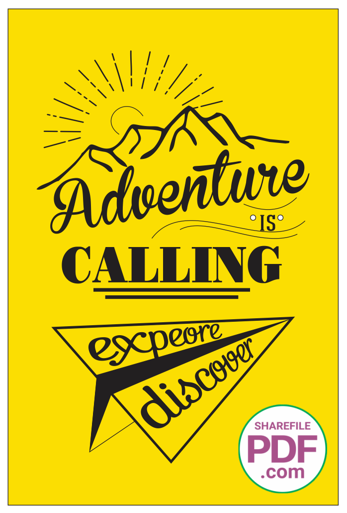 Adventure calling expeore discover