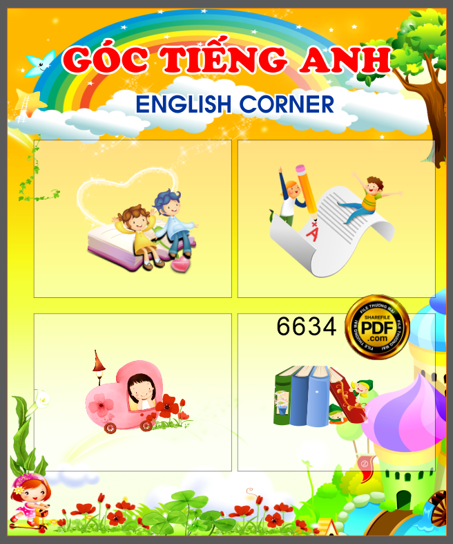 bảng Góc Tiếng Anh - english corner