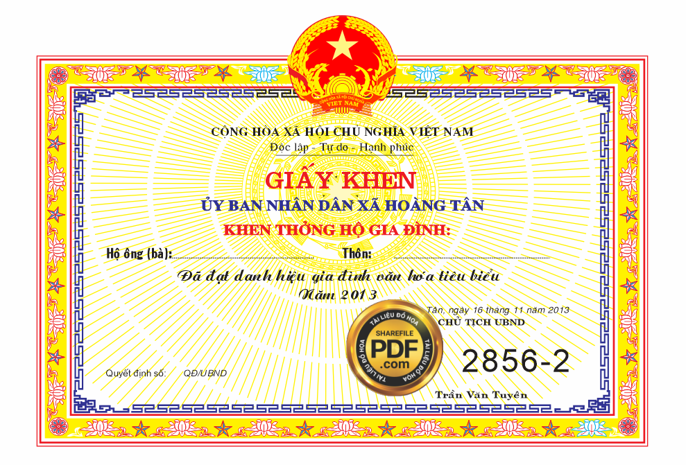 bang khen cong nhan gia dinh van hoa - xa hoang tan.png