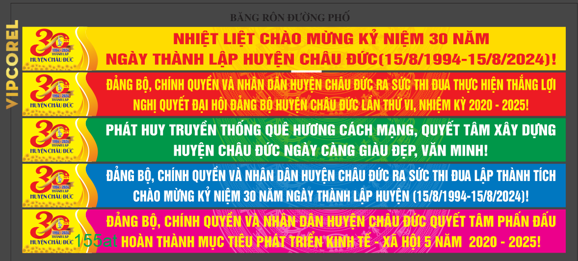 bang ron nhiet liet chao mung ky niem 30 nam huyen chau duc.png