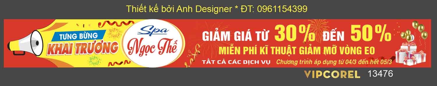 bang ron tung bung khai truong spa ngoc the.jpg