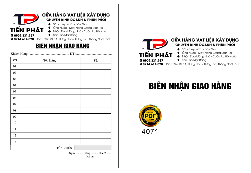 bien nhan giao hang cua hang vat lieu xay dung tien phat.png