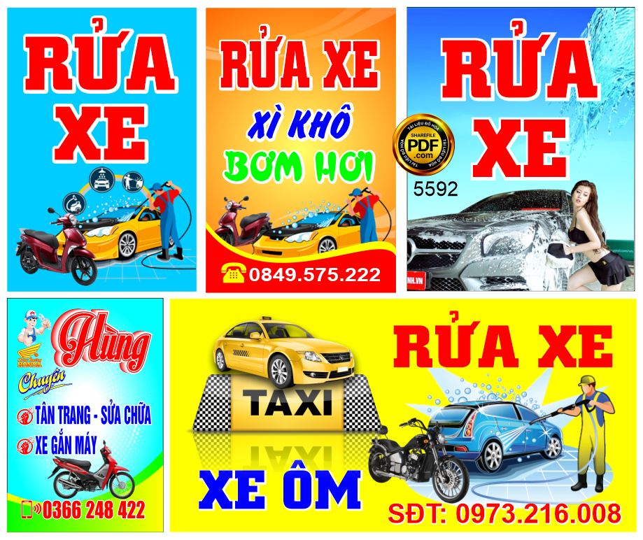 bien vay rua xe  Hung - xe om taxi.png
