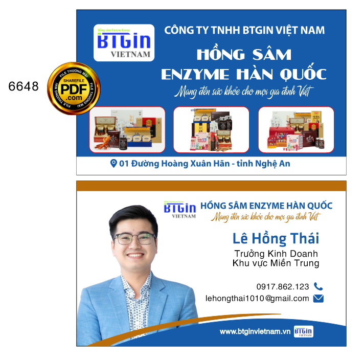 card visit danh thiep Hong sam han quoc enzyme.png