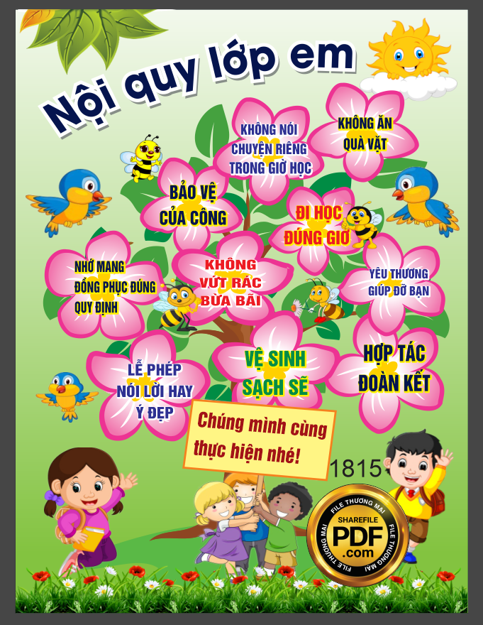 NỘI QUY LỚP CHÚNG MÌNH #9