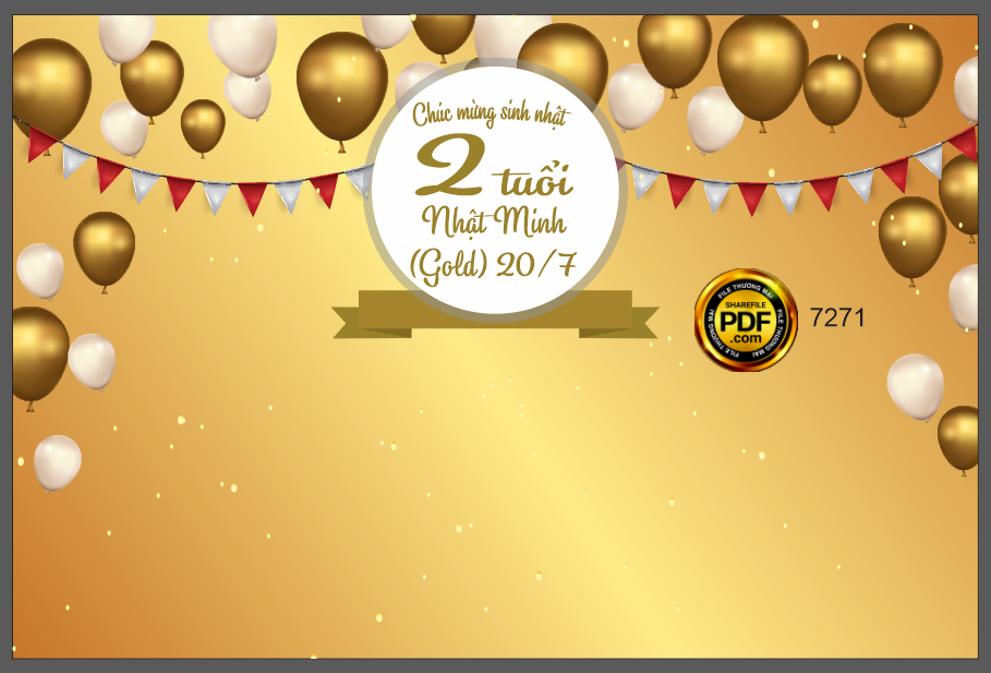 chuc mung sinh nhat 2 tuoi nhat minh gold.png