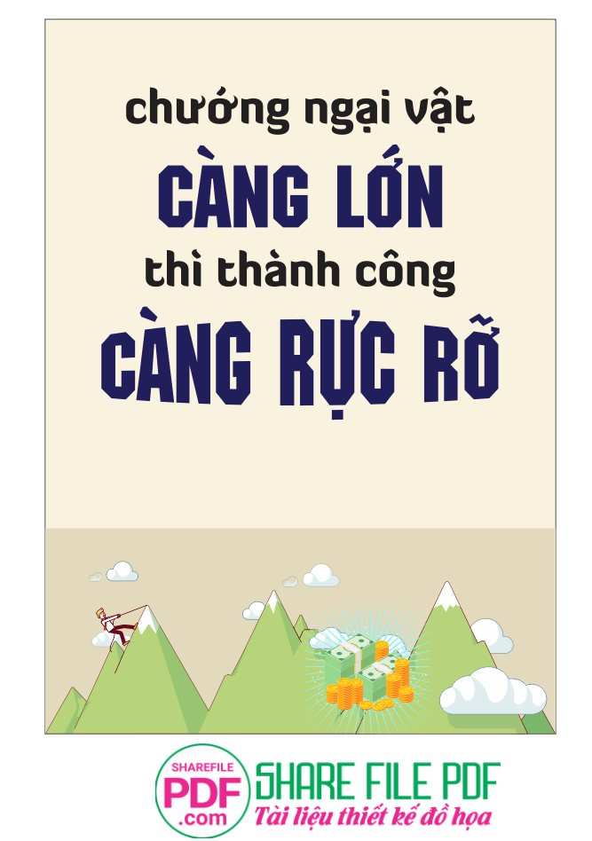 Chướng ngại vật càng lớn thì thành công càng rực rỡ