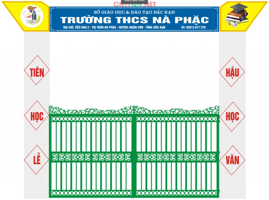 cong truong thcs na phac so gd va dt bac kan.png