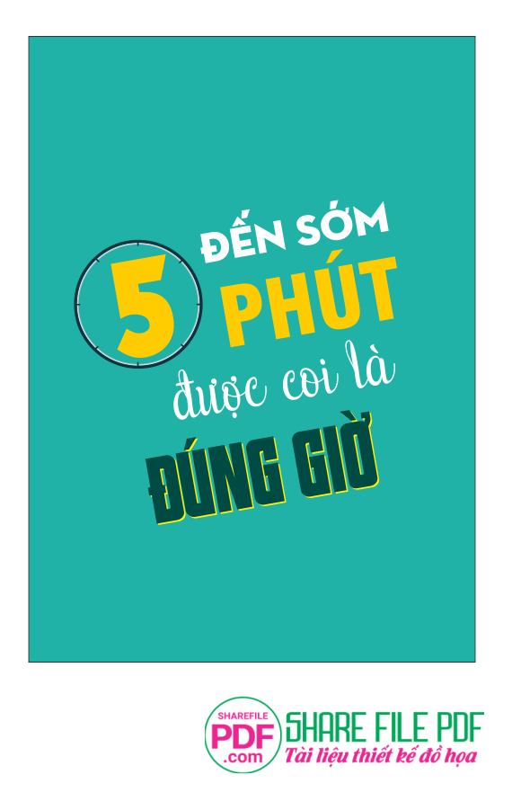 5 phút đến sớm được coi là đúng giờ