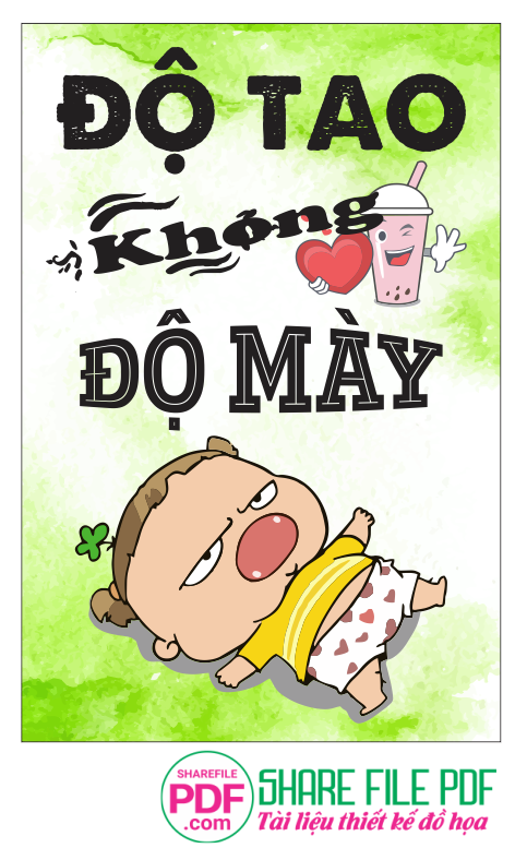 Độ tao không độ mày - trà sữa