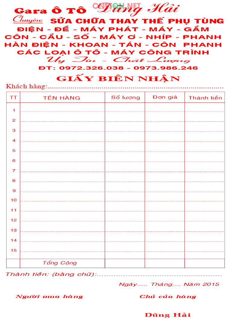 giay bien nhan gara o to dung hai.png