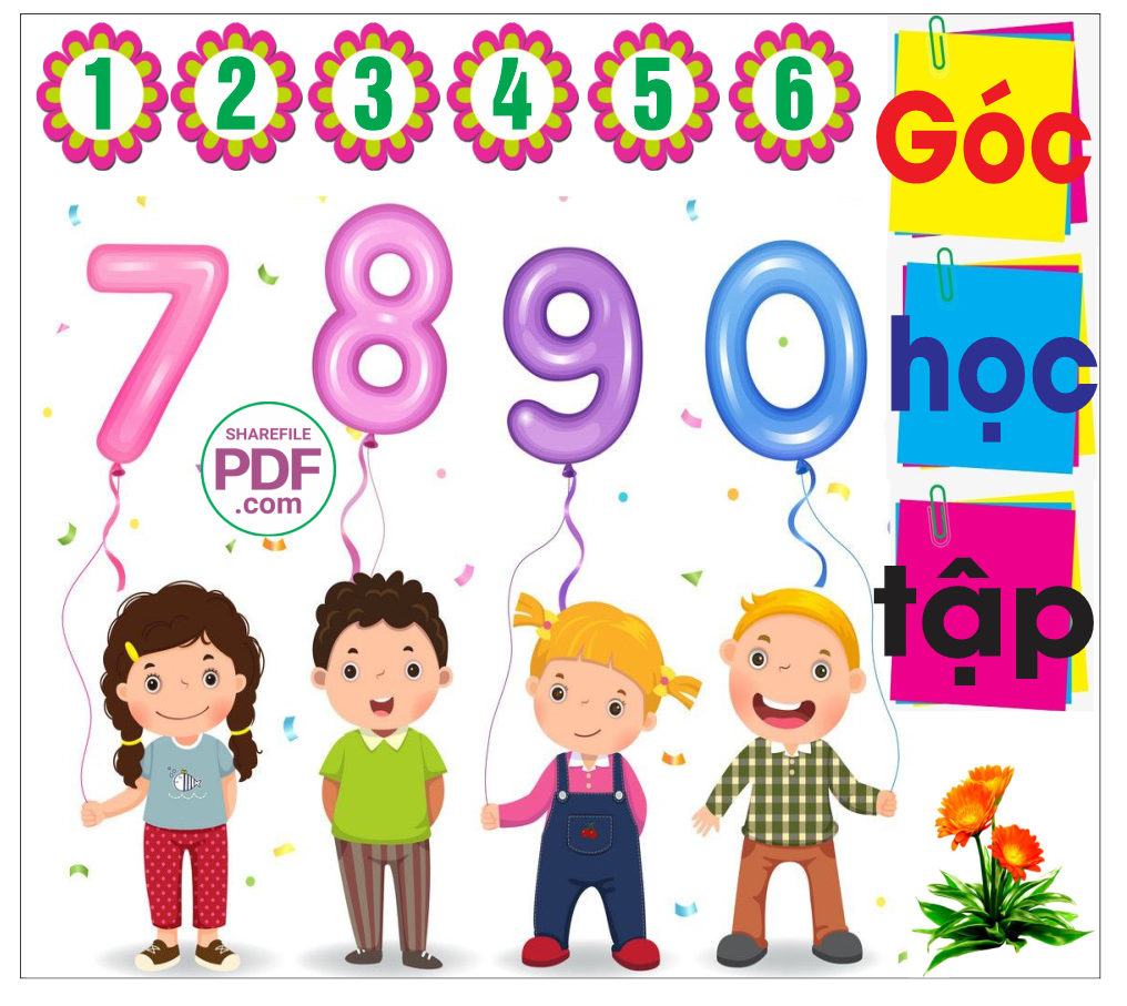 Trang trí phòng học - Góc học tập #3