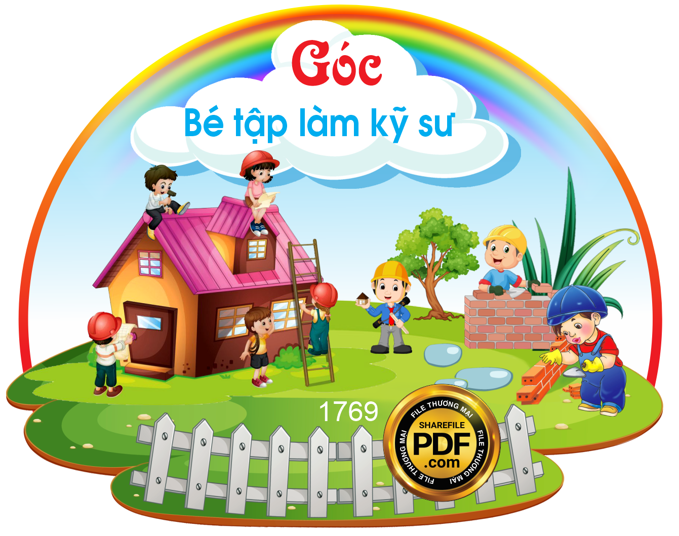 GÓC BÉ TẬP LÀM KỸ SƯ TRANG TRÍ MẦM NON