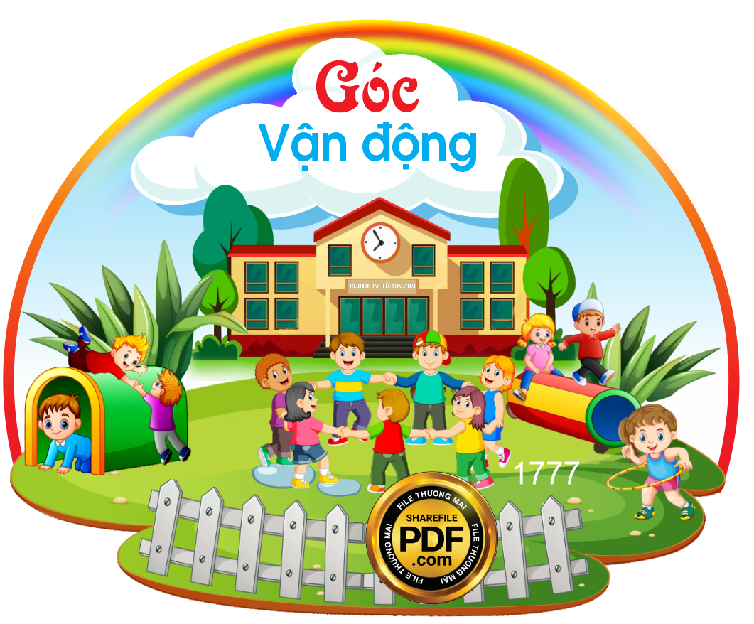 GÓC VẬN ĐỘNG TRANG TRÍ TRƯỜNG MẦM NON