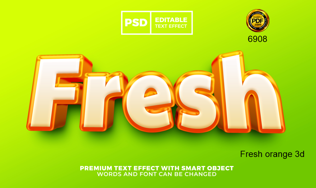 hieu ung chu psd - Fresh orange 3d.png