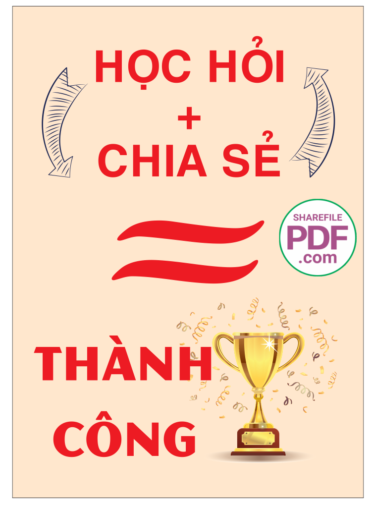 Học hỏi + chia sẻ = thành công