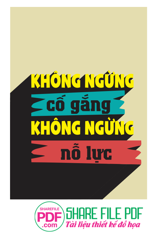 Không ngừng cố gắng không ngừng nỗ lực