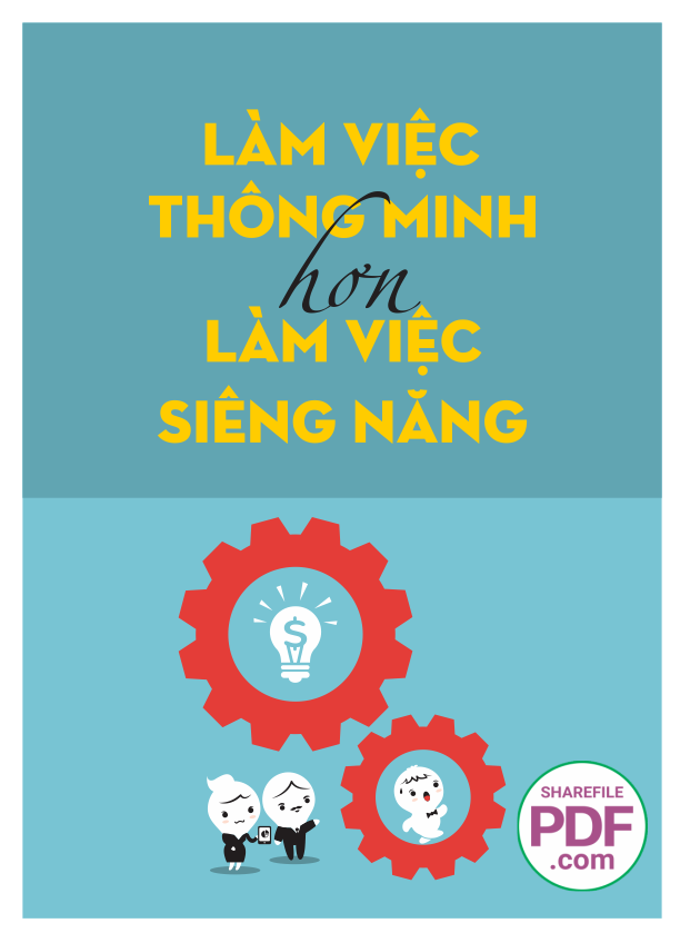 Làm việc thông minh hơn làm việc siêng năng