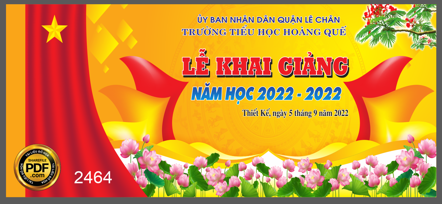 Lễ Khai Giảng năm học 2022 trường tiểu học Hoàng Quế