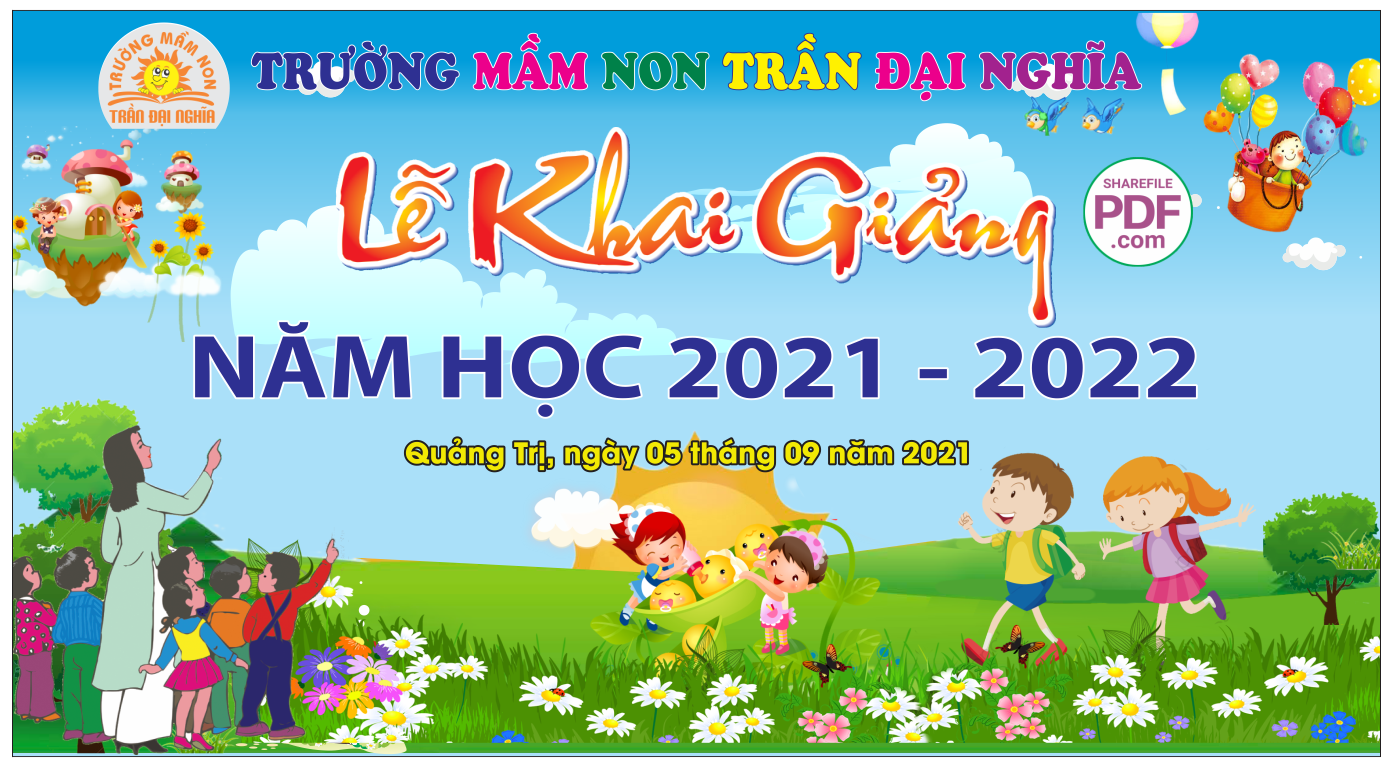 Trường mầm non Trần Đại Nghĩa - Lễ khai giảng