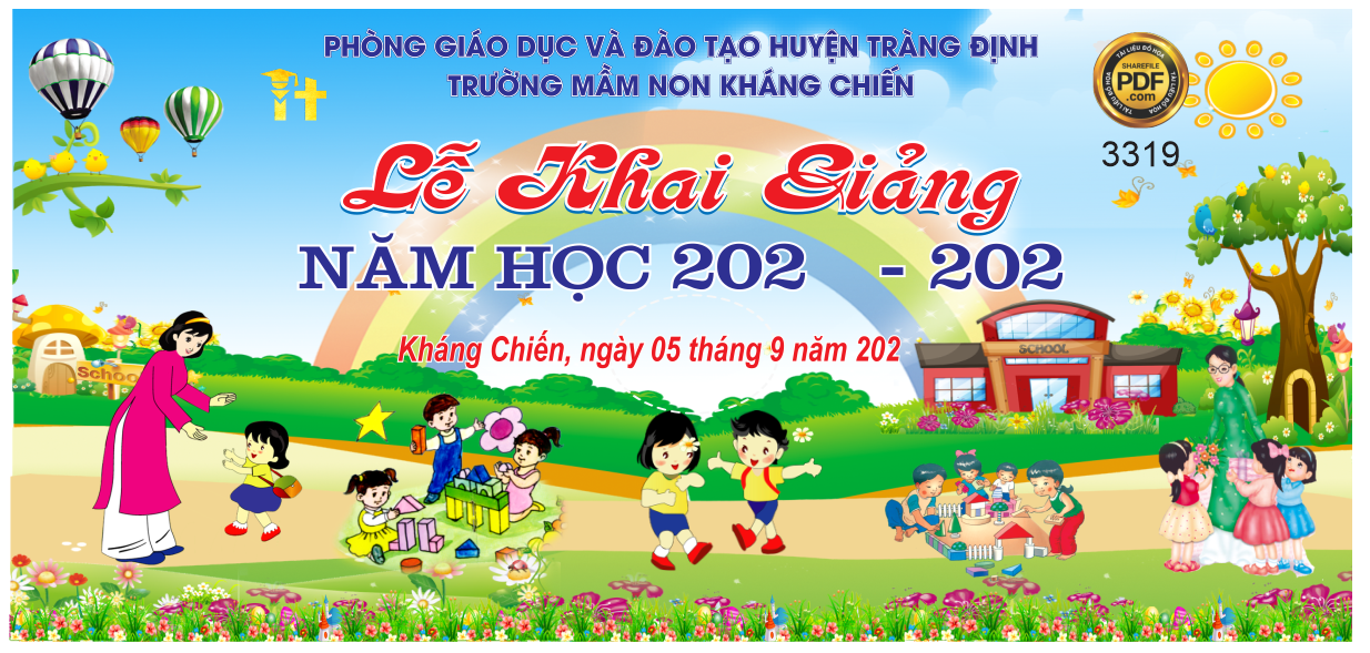 Lễ Khai Giảng mầm non Kháng chiến