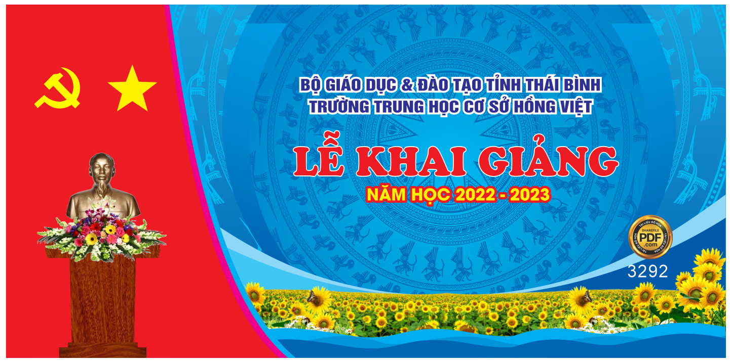 Lễ Khai Giảng trường THCS Hồng Việt