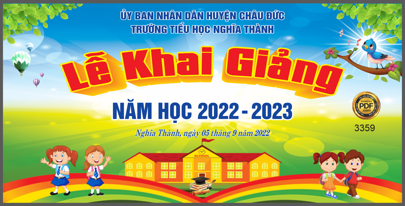  Lễ Khai Giảng trường tiểu học Nghĩa Thành