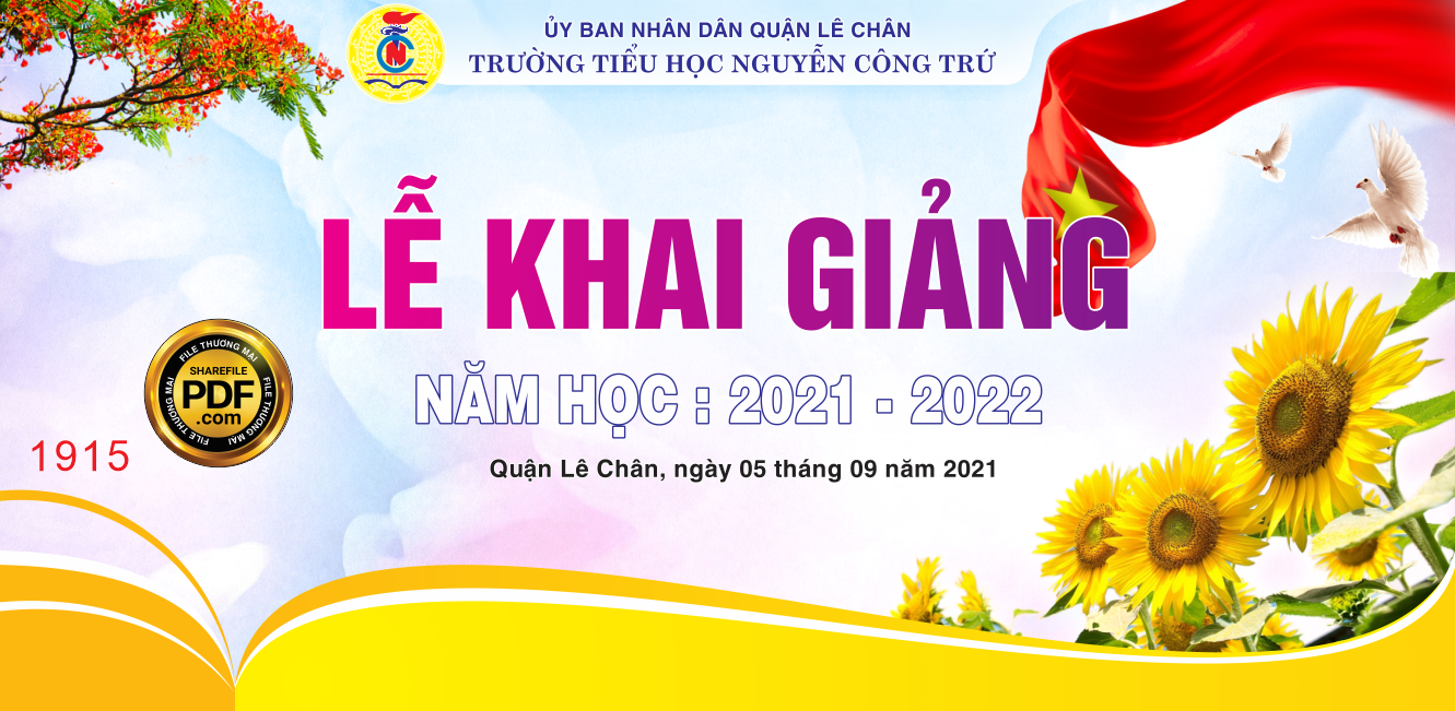 Lễ Khai Giảng trường tiểu học Nguyễn Công Trứ