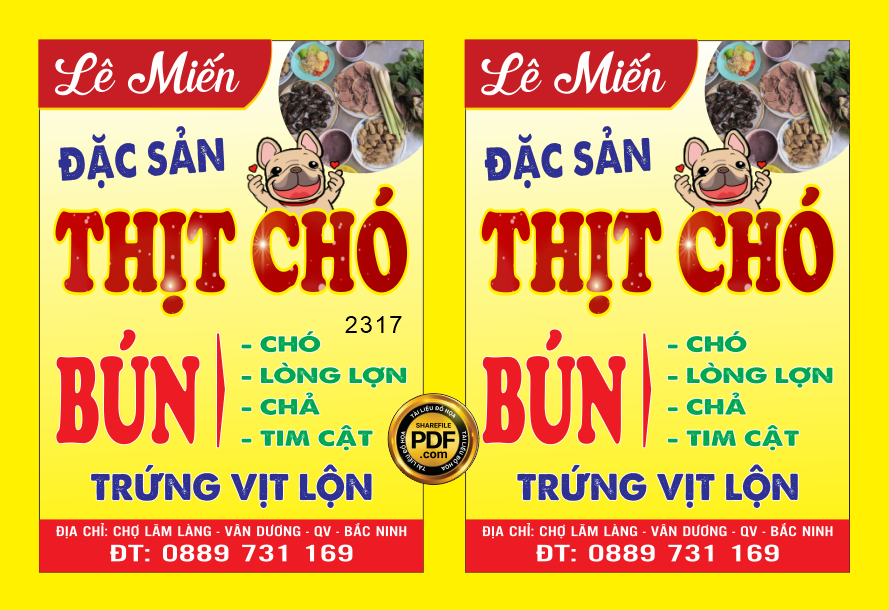 le mien - dac san thi cho - bun - trung vit.png