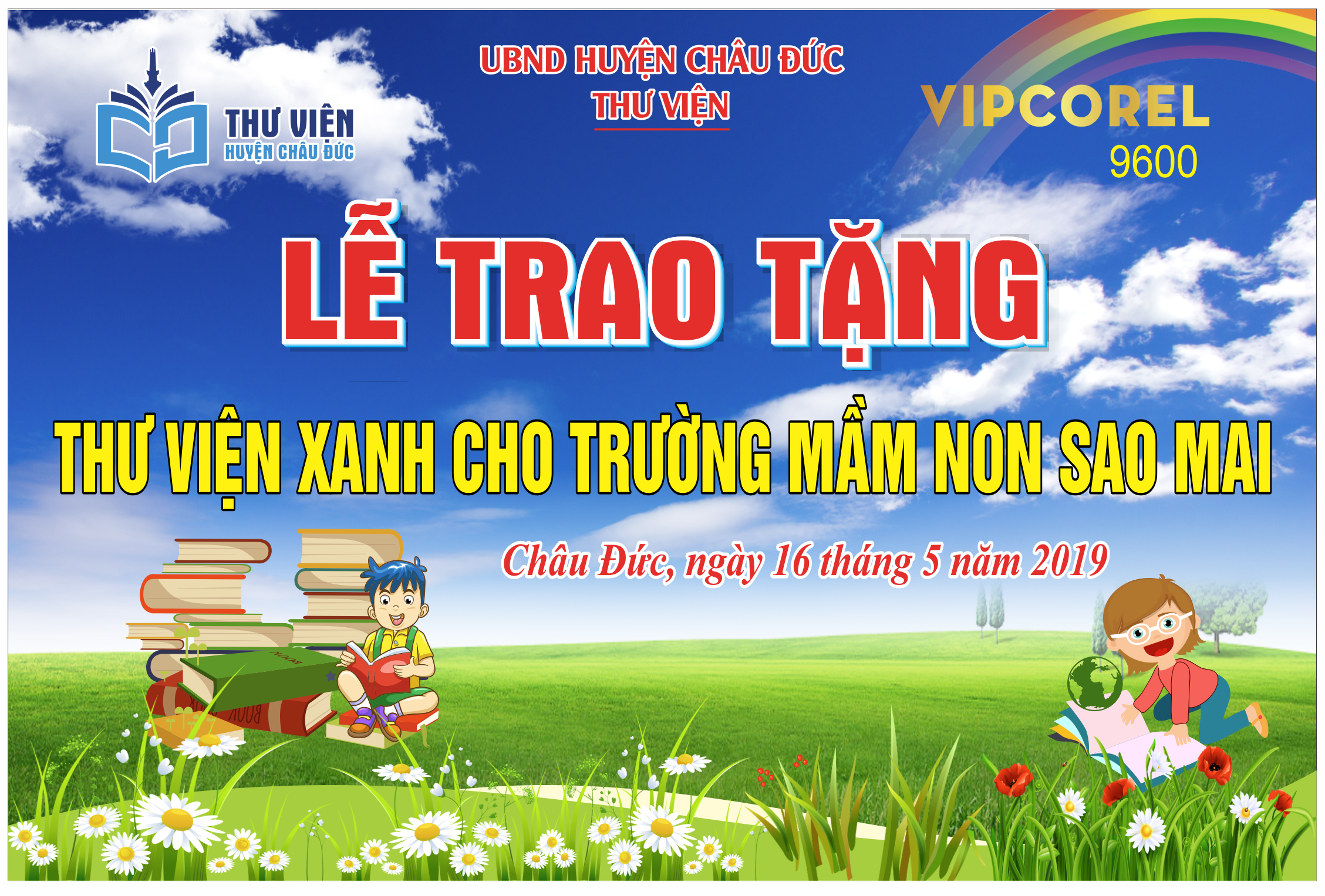 le trao tang thu vien xanh cho truong mam non.png