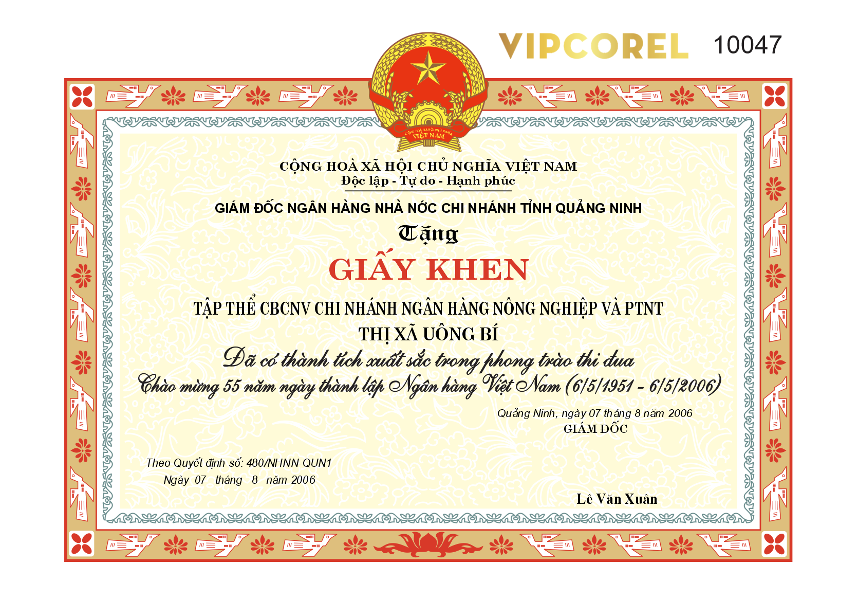 mau giay khen tap the chi nhanh ngan hang nong nghiep.png