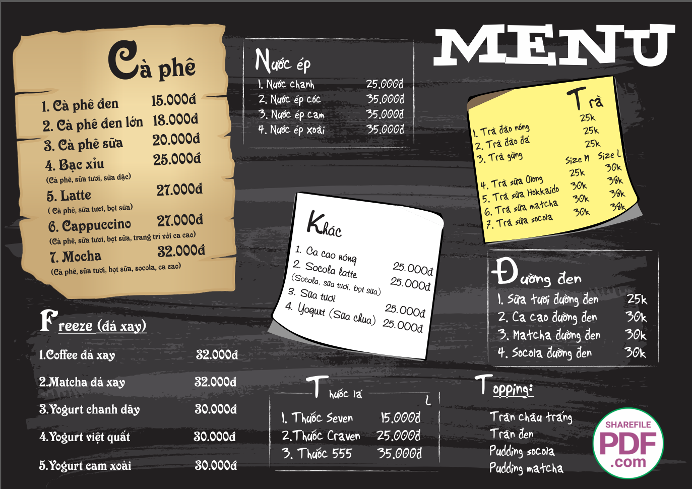 menu ca phe - nuoc ep - da xay tone black.png