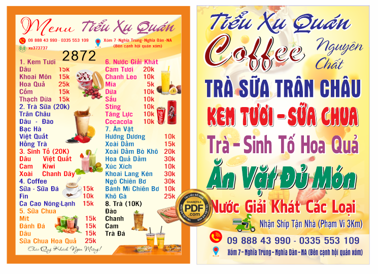 menu tieu xu quan - coffee - tra sua.png