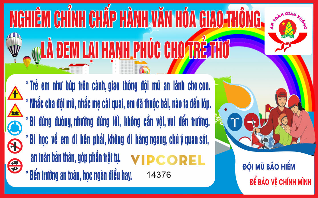Nghiêm chỉnh chấp hành văn hóa giao thông là đem lại hạnh phúc cho trẻ thơ