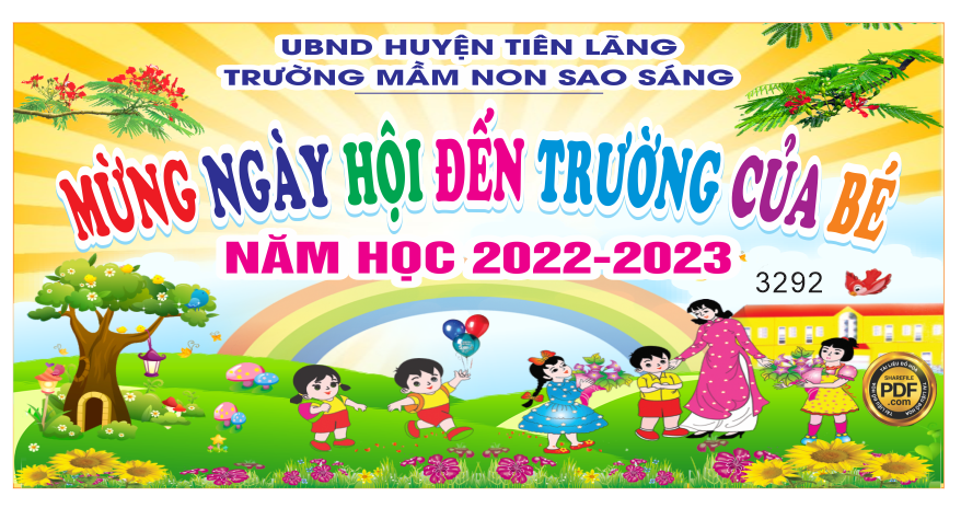 ngày hội đến trường của bé - Sao Sáng