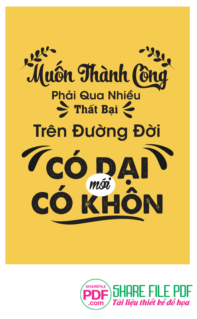 Trên đường đời có dại mới có khôn