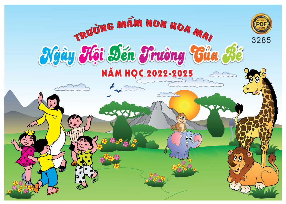 ngày hội đến trường của bé trường Hoa Mai