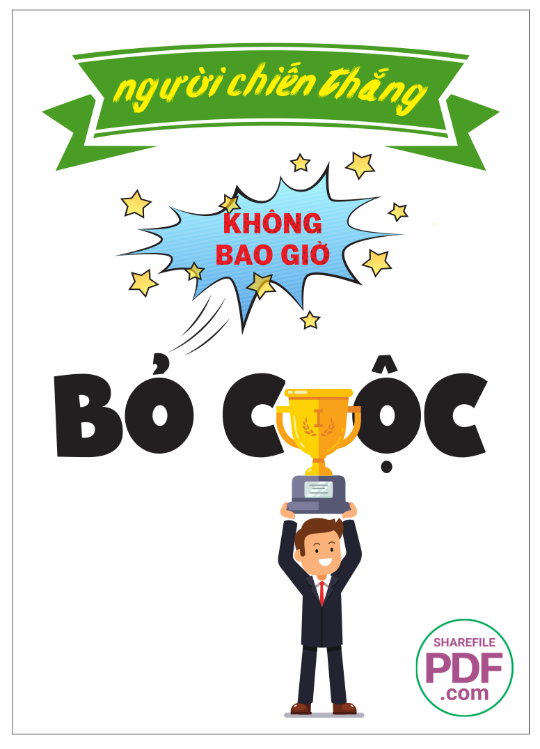 Người chiến thắng không bao giờ bỏ cuộc