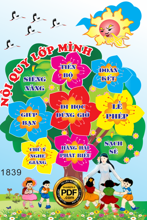 Bảng biển Nội quy lớp mình #11