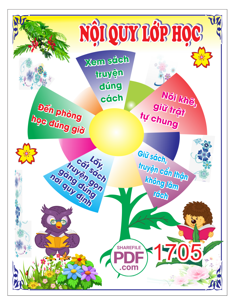 Bảng nội quy lớp học
