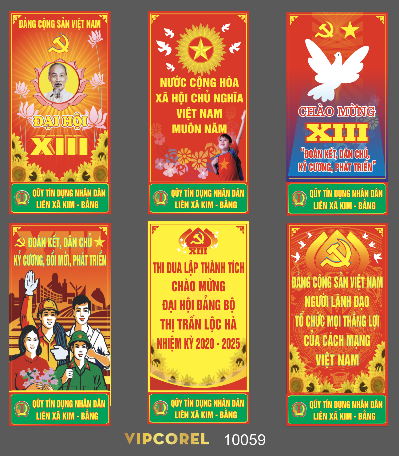 pano tuyen truyen dai hoi dang bo thi tran loc ha.png