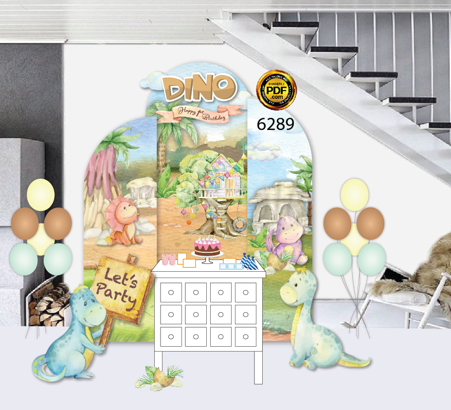 party sinh nhat chu de khung long - dino #7.png