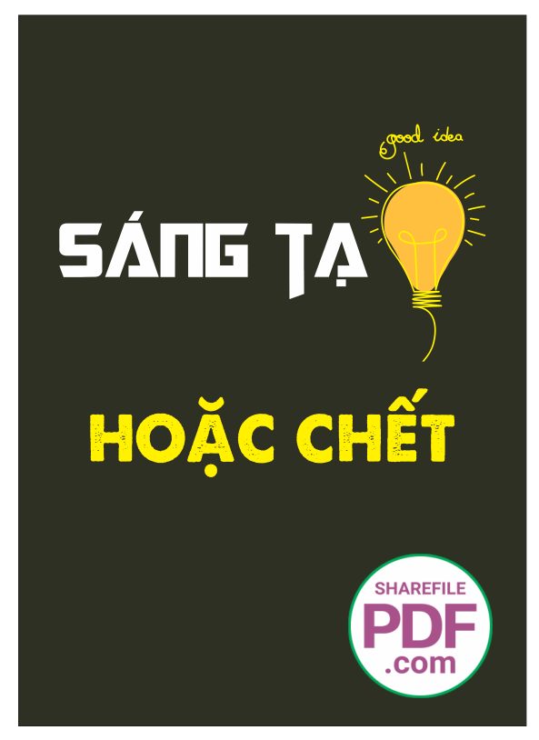 Tranh động lực Sáng tạo hoặc chết